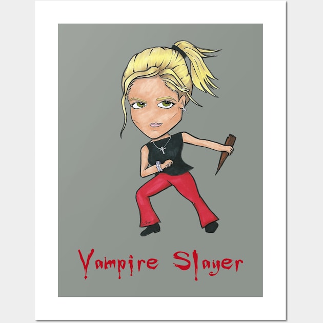 Vampire Slayer Wall Art by LivStark